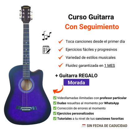 Curso De Guitarra Desde 0 + GUITARRA DE REGALO