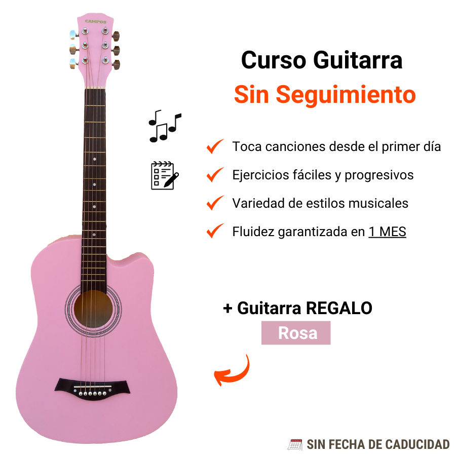 Curso De Guitarra Desde 0 + GUITARRA DE REGALO