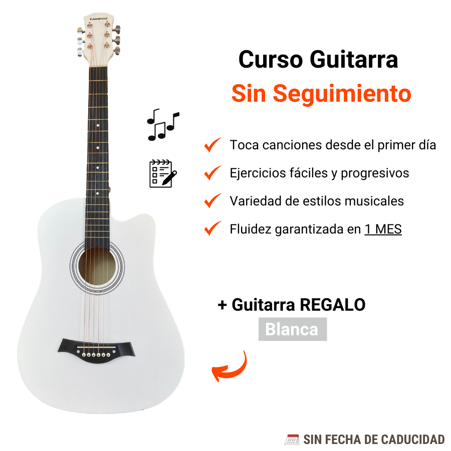 Curso De Guitarra Desde 0 + GUITARRA DE REGALO