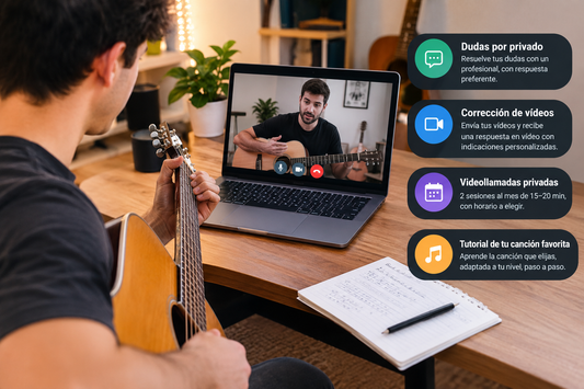 Seguimiento Personalizado Clases Guitarra