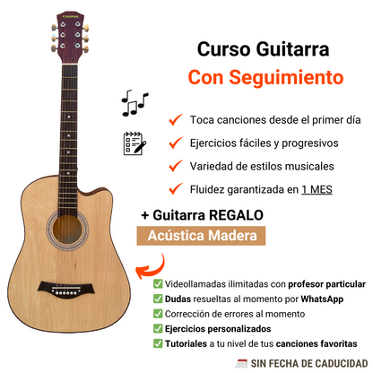 Curso De Guitarra Desde 0 + GUITARRA DE REGALO