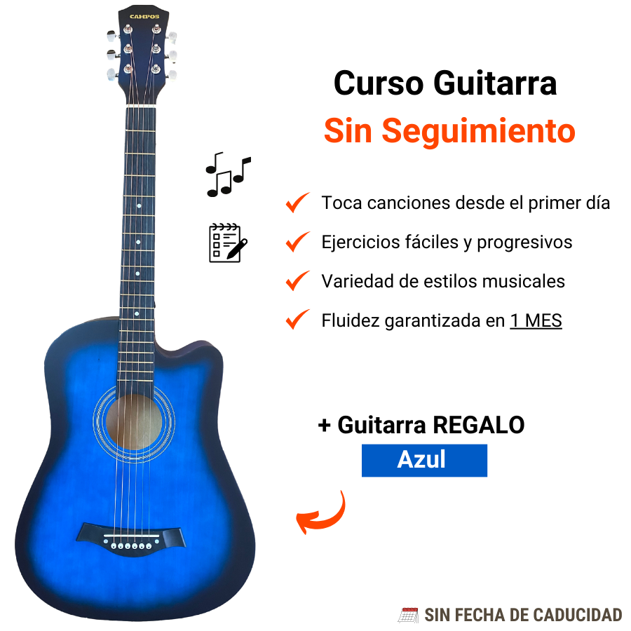 Curso De Guitarra Desde 0 + GUITARRA DE REGALO